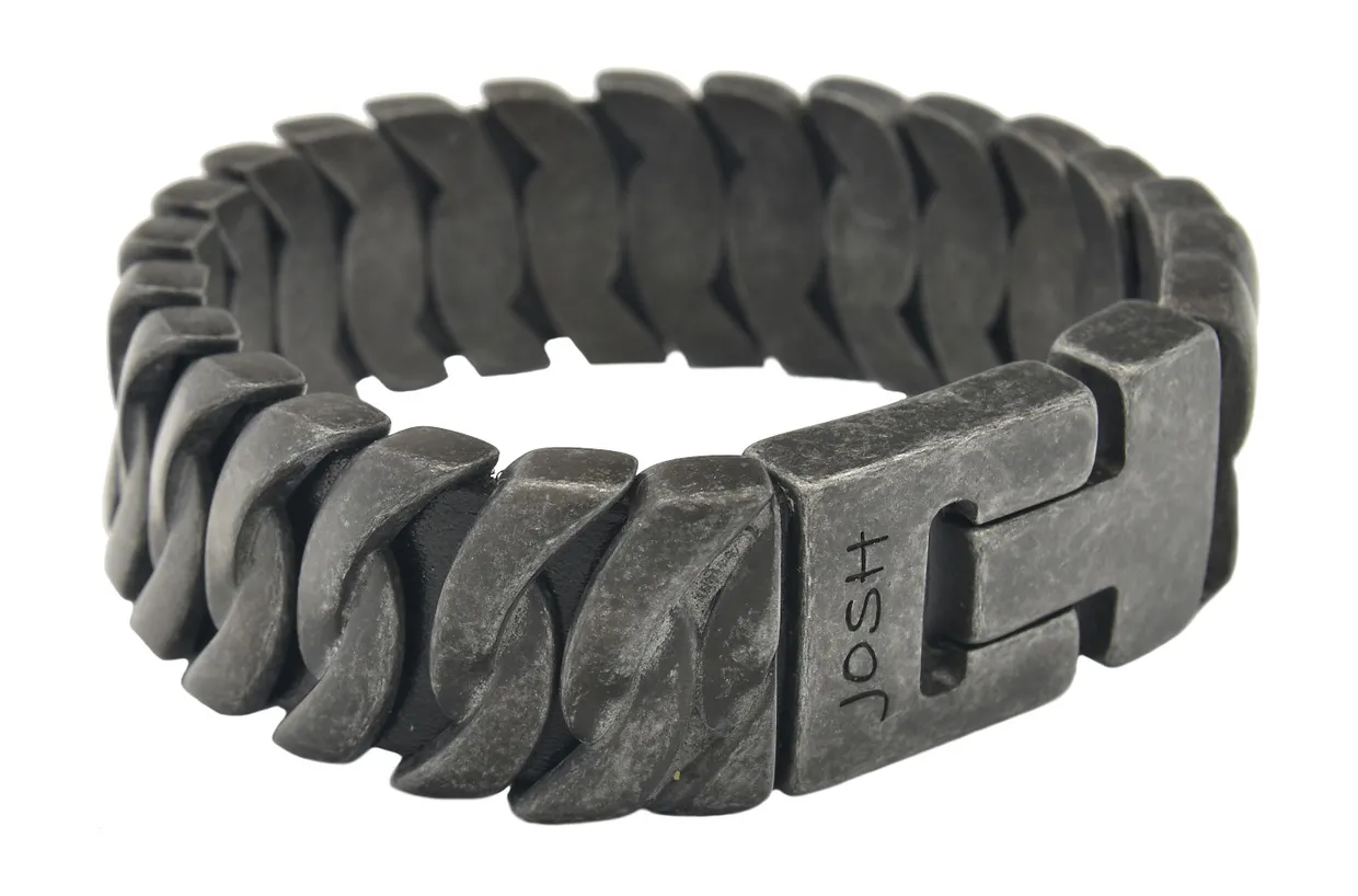 Zwarte Armband 03504-BRA-VB/L
