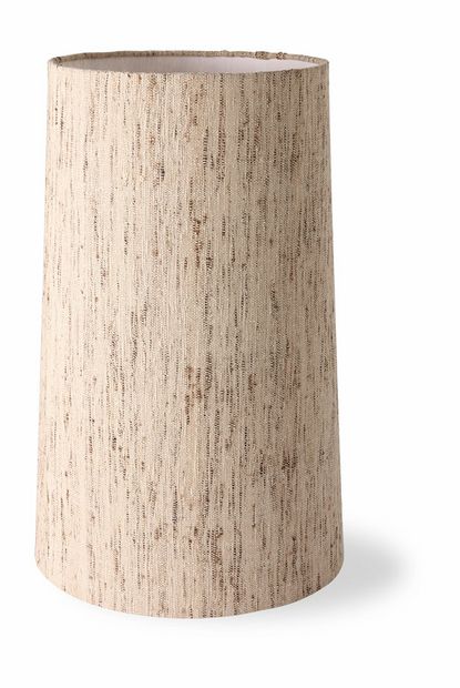 Cone lamp shade silk natural (ø36cm)