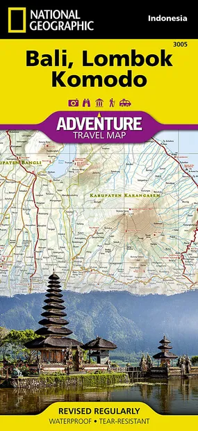Wegenkaart - landkaart 3005 Adventure Map Bali - Lombok - Komodo | Nat