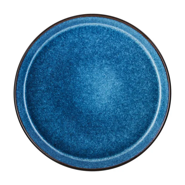 Ontbijtbord 21 cm Zwart/Donkerblauw