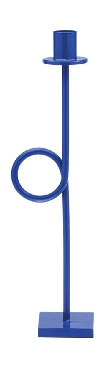 Jazzy Blue Loop Candleholder