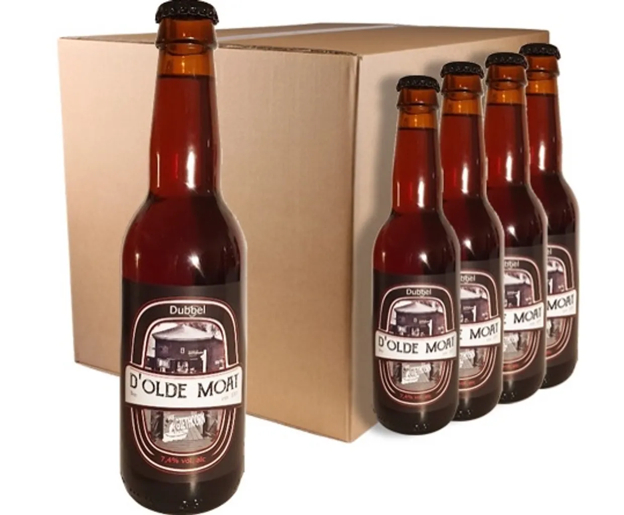 D'Olde Moat dubbel - 24 flesjes Giethoorn Bier