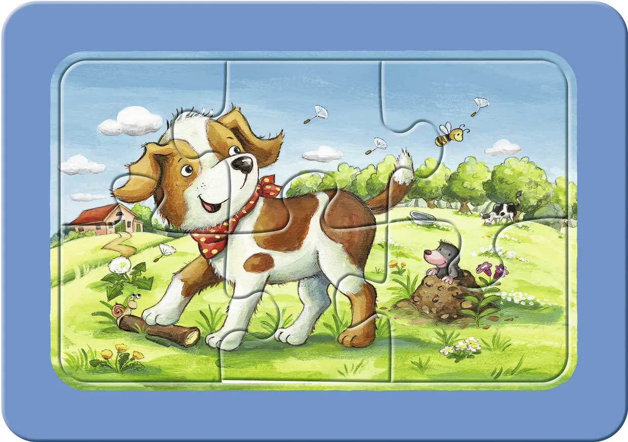 Puzzel - Mijn dierenvriendjes (3x6)