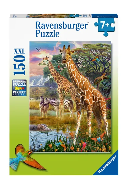 Puzzel - Kleurrijke Savanne (150 XXL)