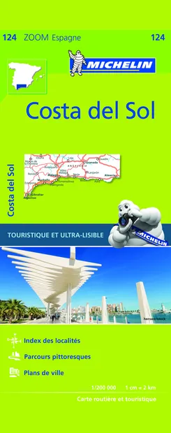 Wegenkaart - landkaart 124 Costa del Sol Zoom | Michelin