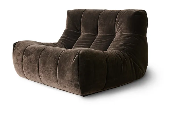 Lazy lounge chair, royal velvet espresso