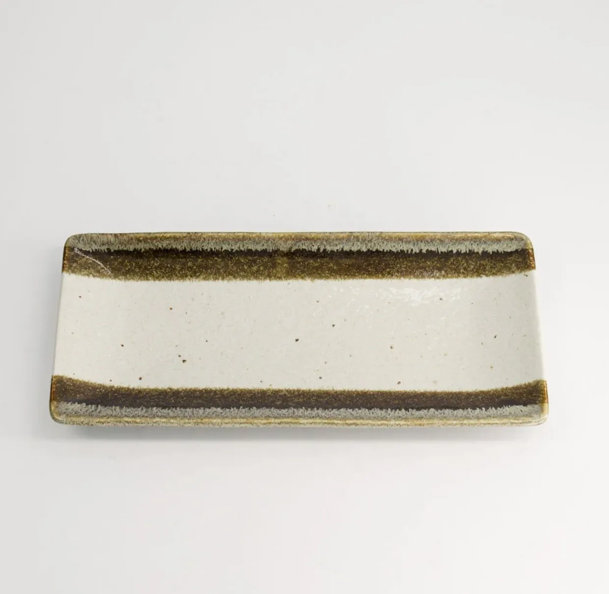 Rechthoekig Bord – Shiratsu Mashiko –  28.5×12.5×2.5cm