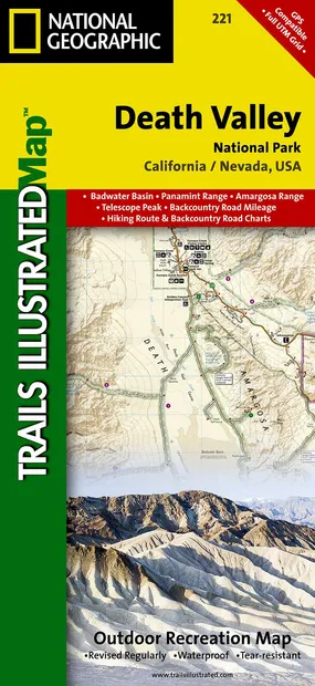 Wandelkaart - Topografische kaart 221 Death Valley National Park | Nat