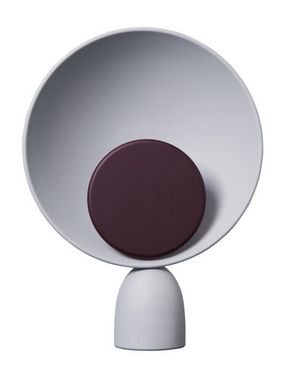 Blooper lamp - Ash grey / Fig purple disc