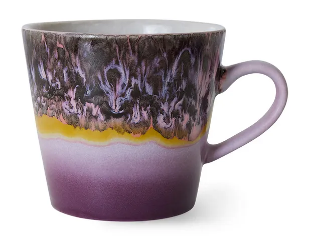 70s ceramics: cappuccino mug, blast