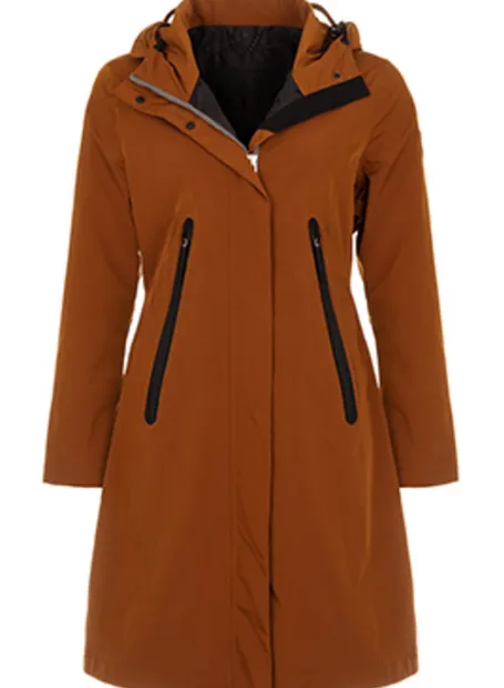 Coat raincoat 702 B. Caramel
