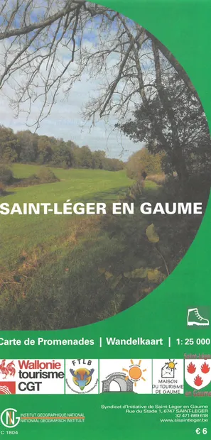 Wandelkaart Saint-Léger en Gaume | NGI - Nationaal Geografisch Institu