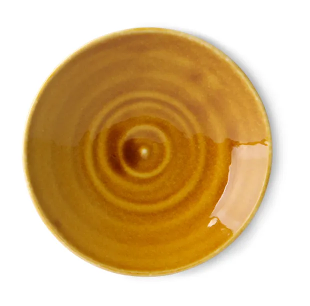 Kyoto ceramics: japanese small plate brown