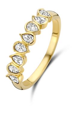 Cento Luci Natalia 925 Sterling Zilver Gold Plated Ring PDM33045-56