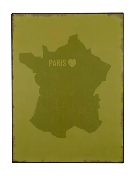 Tekstbord: "Paris"