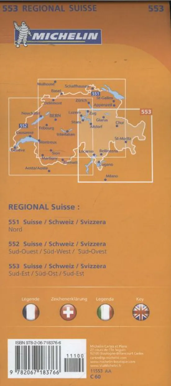 553 Suisse Sud-Est - Schweiz Süd-Ost - Svizzera Sud-Est