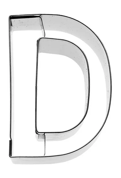 Uitsteekvorm Letter D