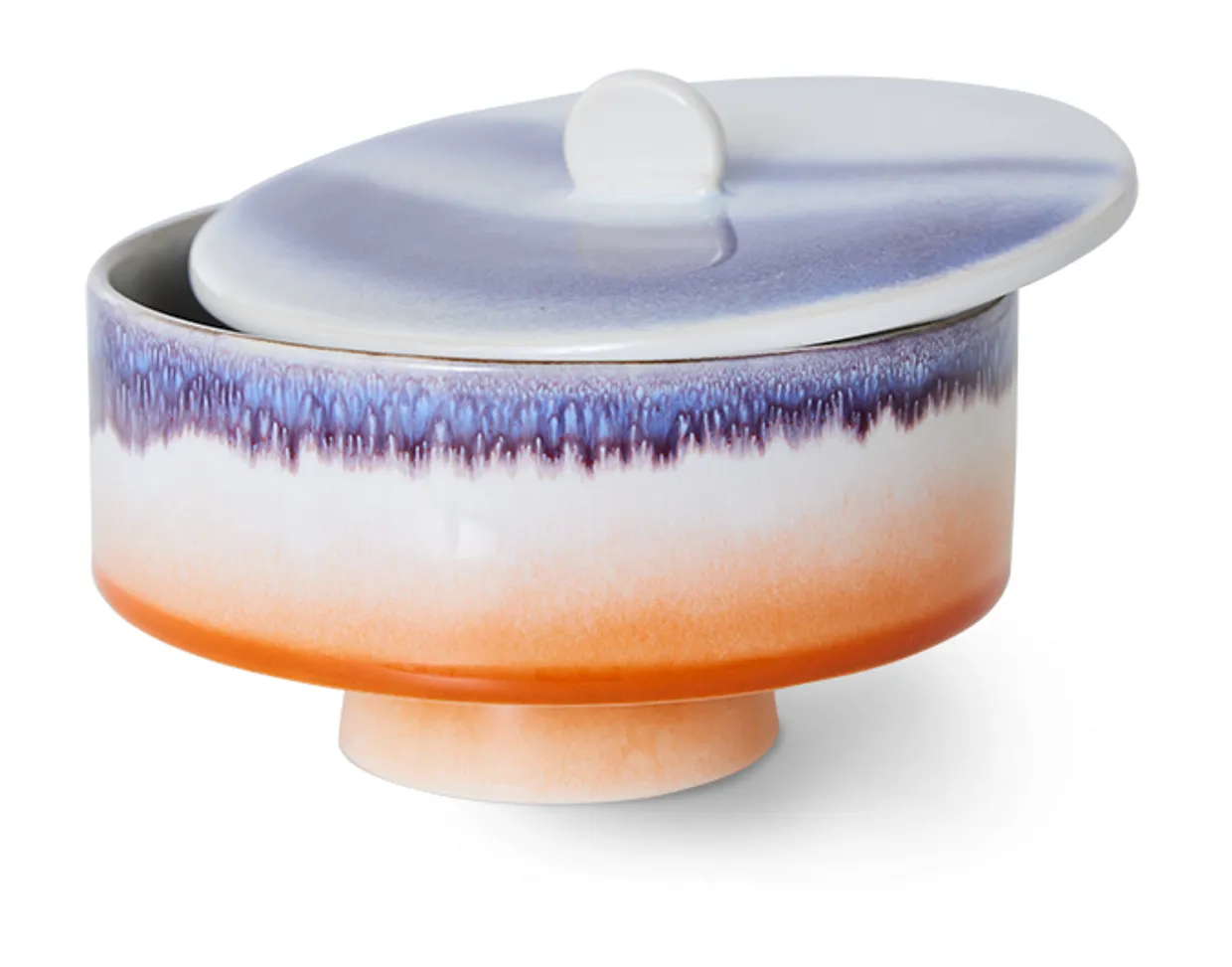 70s ceramics: bonbon bowl, mauve