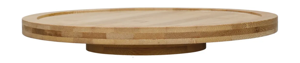 Draaiplateau bamboe 25,5 cm
