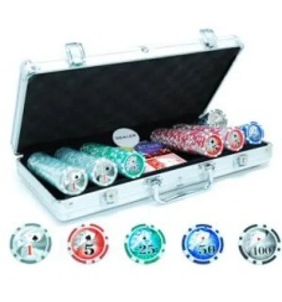 Poker Koffer met 300 Chips