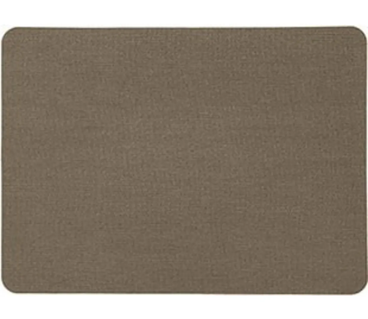 Placemat canvaslook rechthoek taupe - 45 x 30 cm