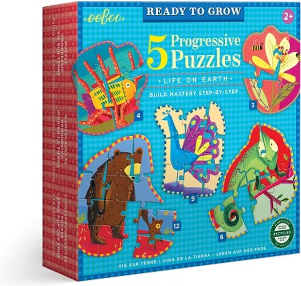 Puzzel - Ready to Grow: Life on Earth (3+4+6+9+12)