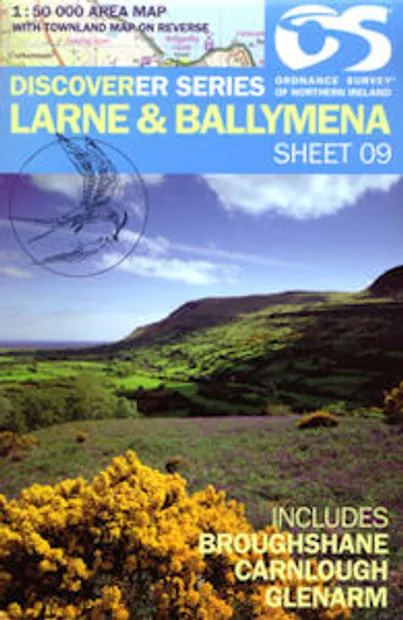 Wandelkaart 09 Discoverer Larne | Ordnance Survey Northern Ireland