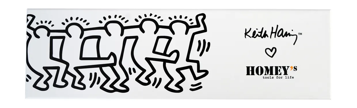 Koksmes Keith Haring met chopsticks