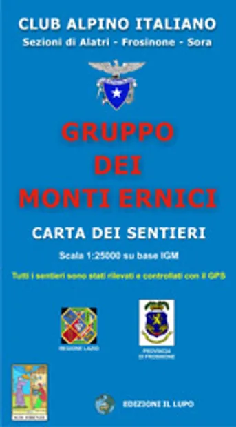 Wandelkaart - Topografische kaart 16 Gruppo dei Monti Ernici | Edizion