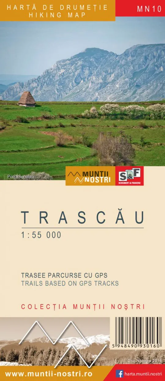 Wandelkaart MN10 Muntii Nostri Trascau | Schubert - Franzke