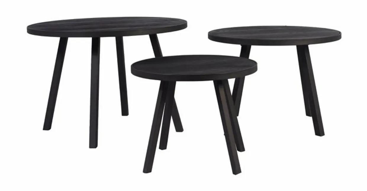 Bijzettafel Zwart