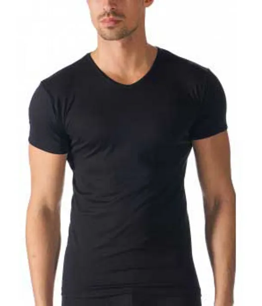 T-shirt v-hals Software zwart
