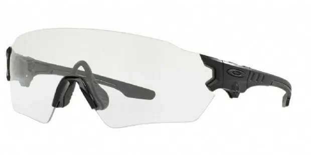 SI Tombstone Matte Black/ Clear Safety lens