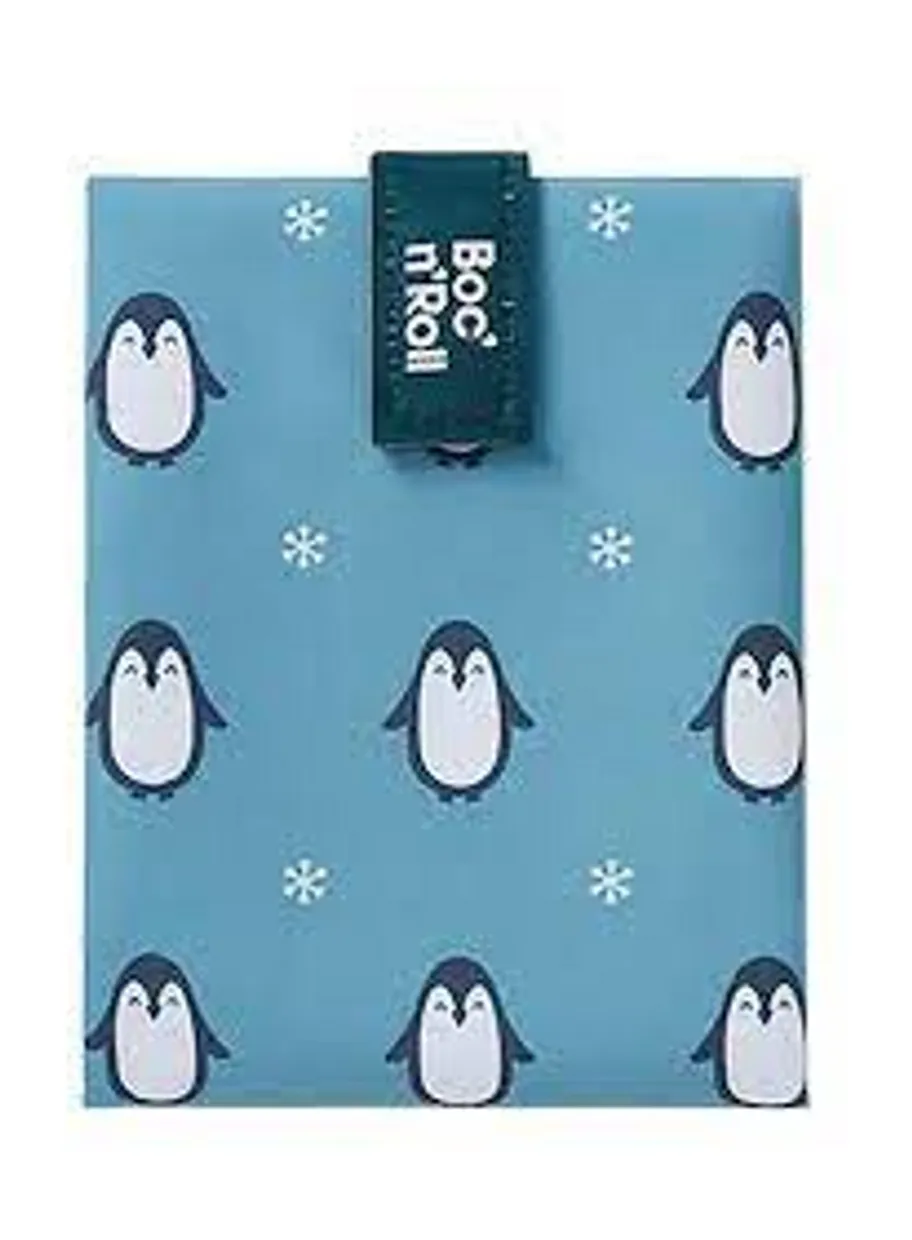 Boc'n Roll herbruikbaar lunchzakje - Penguin
