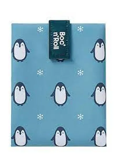 Boc'n Roll herbruikbaar lunchzakje - Penguin