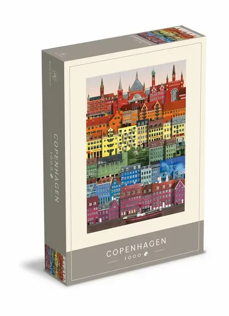 Puzzel - Copenhagen Rainbow (1000)