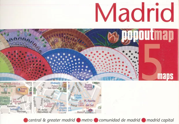 Stadsplattegrond Popout Map Madrid | Compass Maps