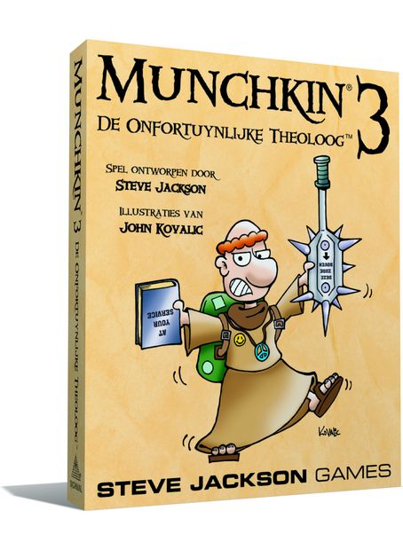 Munchkin 3 NL - De Onfortuinlijke Theoloog