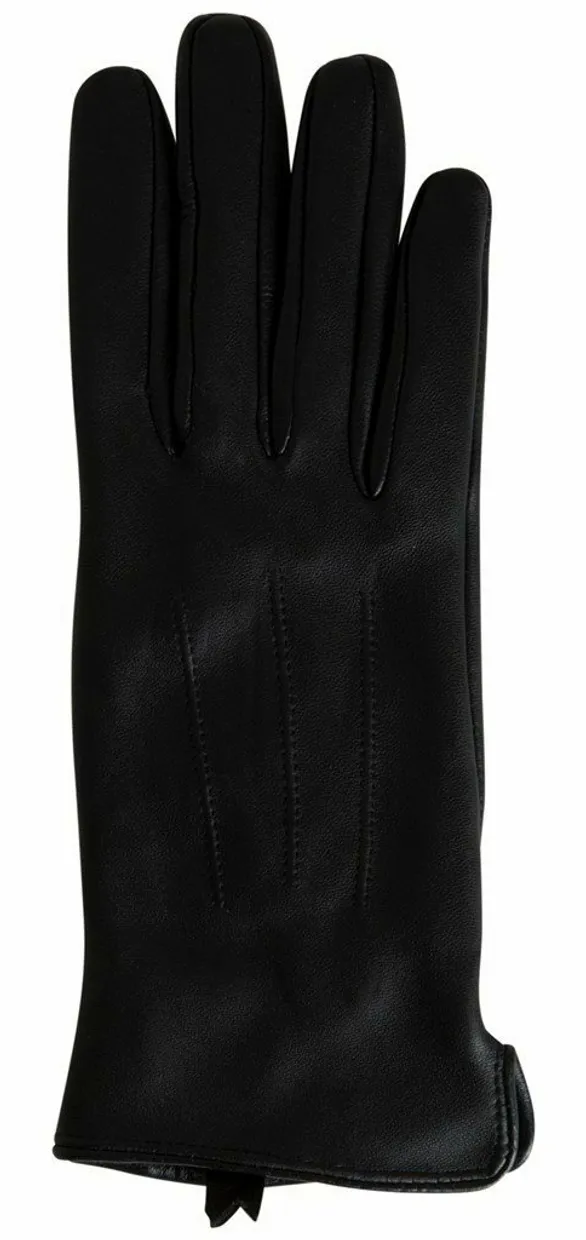 Nellie leather gloves Zwart