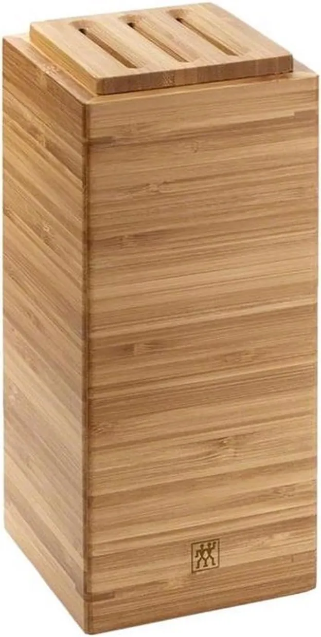 Messenblok bamboe gelakt 11x11x24 cm