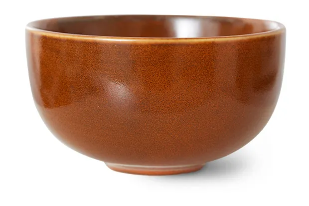 Chef ceramics: bowl, burned orange