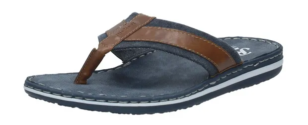 Rieker Slippers zomerschoen slippers poolslides met contrastdetails