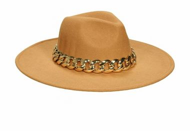 Jessica chain hat camel