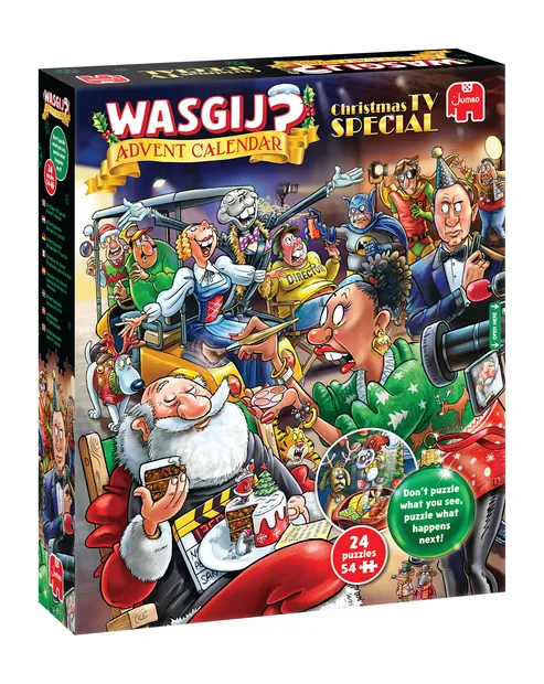 Wasgij Christmas Advent Calendar - Kerstmis tv - special