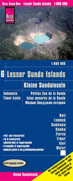 Wegenkaart - landkaart Kleine Sunda eilanden (Nusa Tenggara) | Reise K