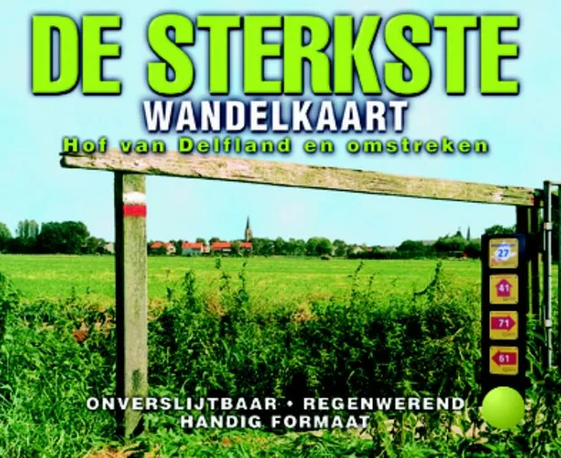 Wandelkaart De sterkste wandelkaart Hof van Delfland en omstreken | Bu