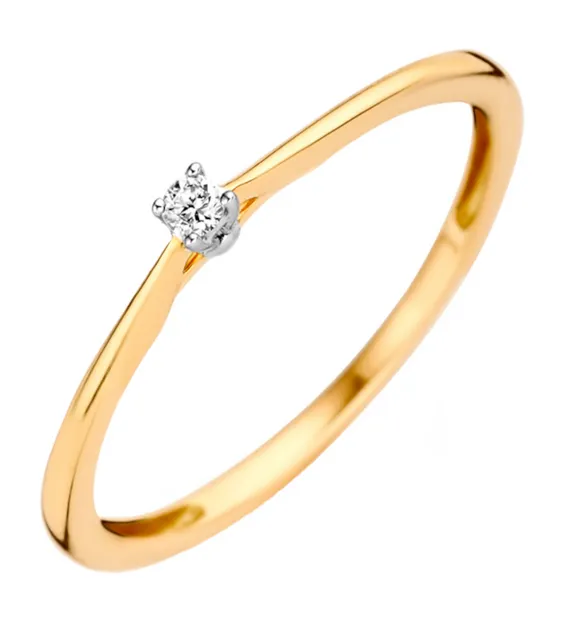 Diamonds 14k Gouden Ring Met Diamant 1620BDI/50