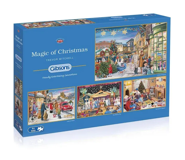Puzzel: Magic of Christmas (4x500)