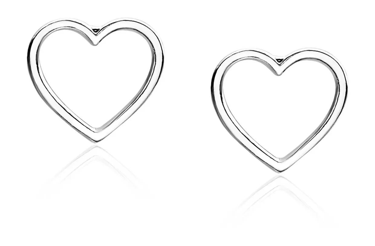 Zilveren oorknoppen hart ZIO1630