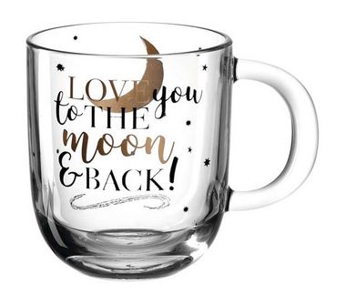 Theeglas Love you to the moon - 400 ml